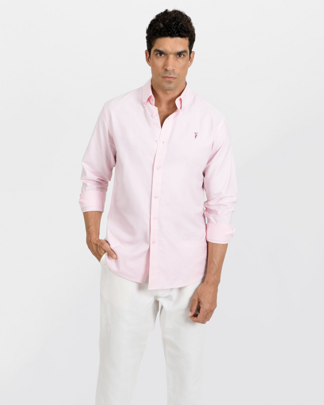 Light Pink Santino Oxford (Hombre)