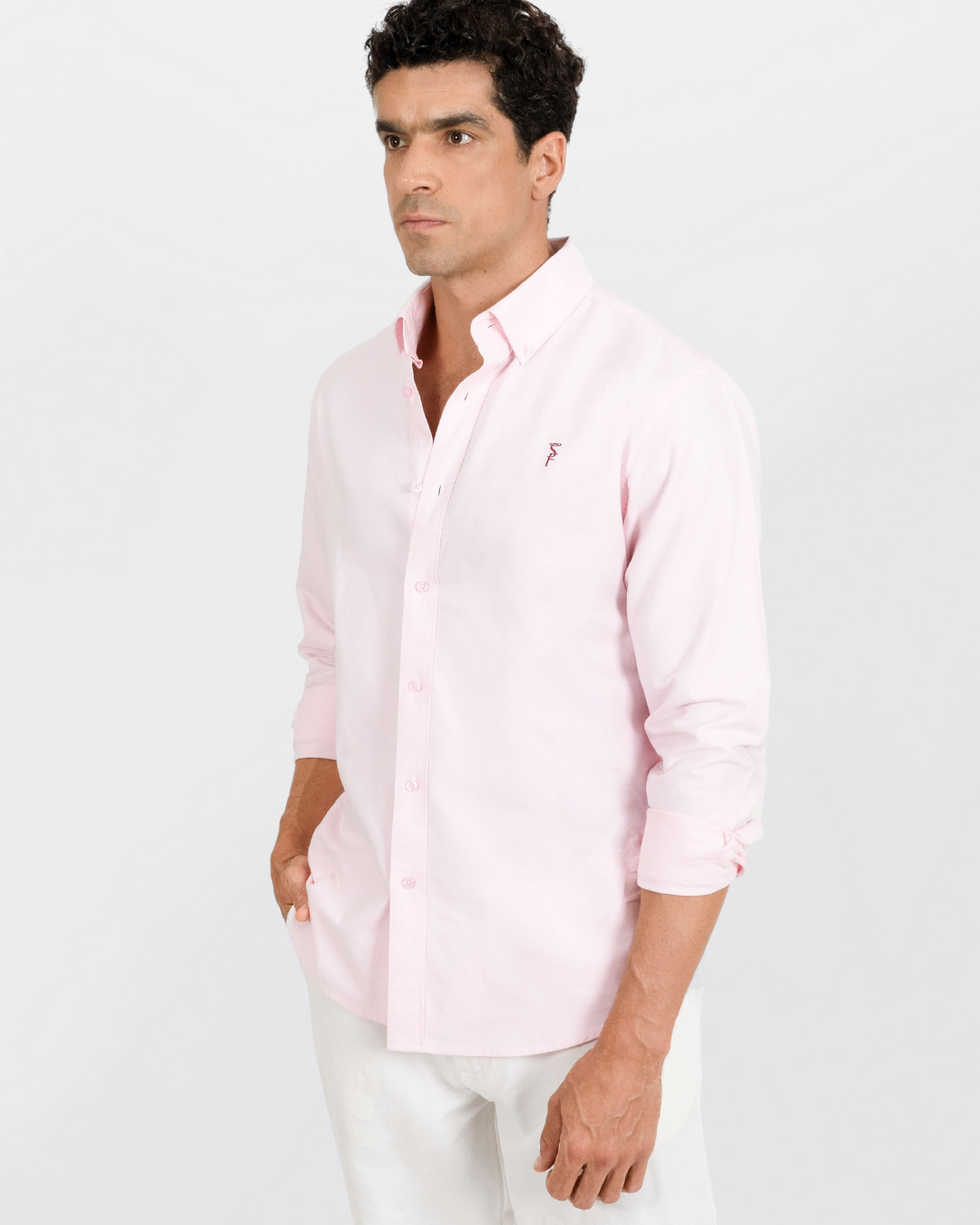 Light Pink Santino Oxford (Hombre)