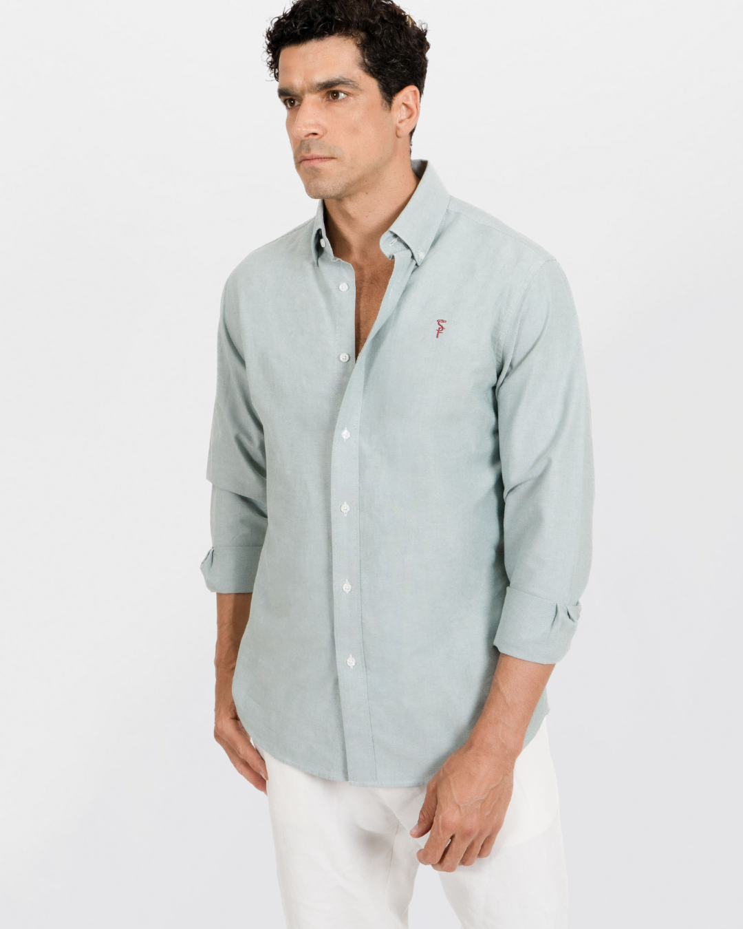 Oyster Green Santino Oxford (Hombre)