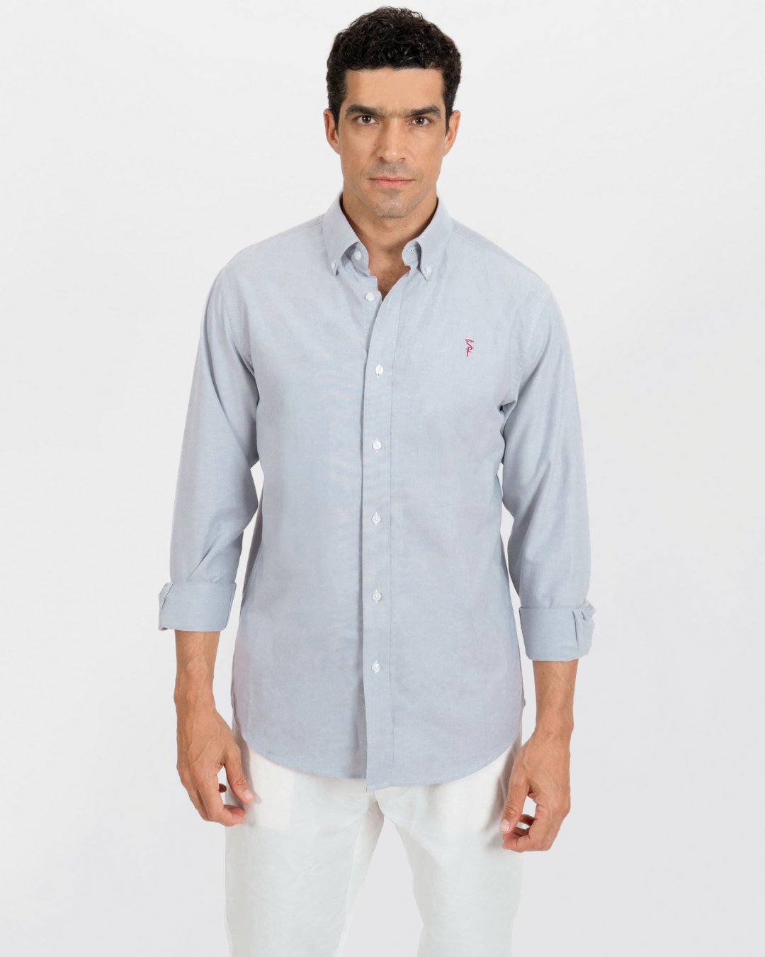 Soft Blue Santino Oxford (Hombre)