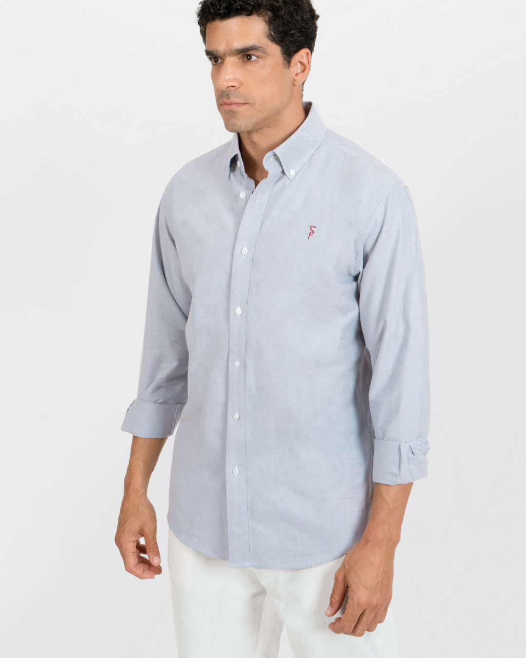 Soft Blue Santino Oxford (Hombre)