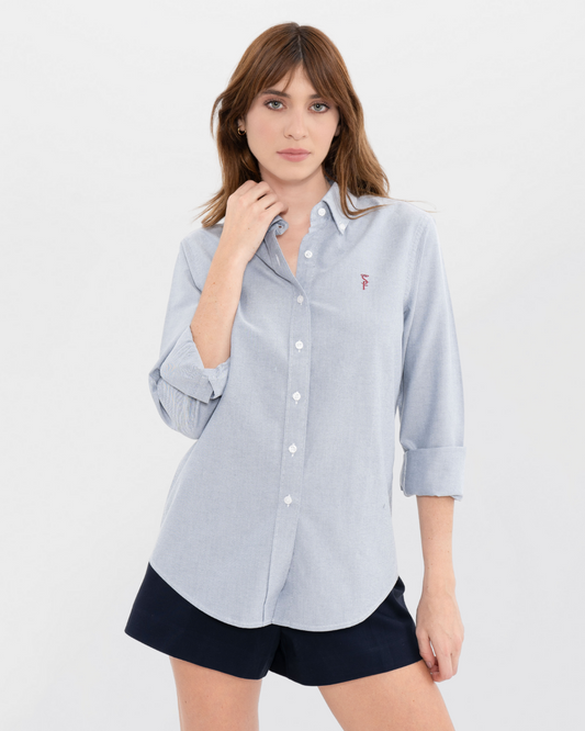 Soft Blue Santino Oxford (Mujer)