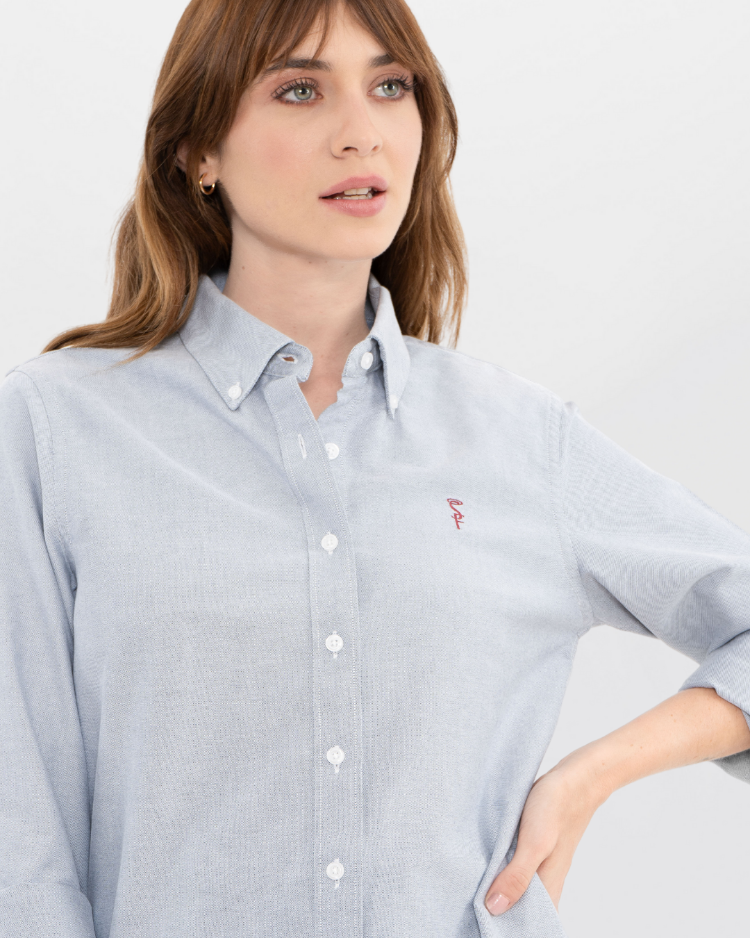 Soft Blue Santino Oxford (Mujer)